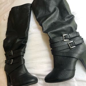 heeled booties